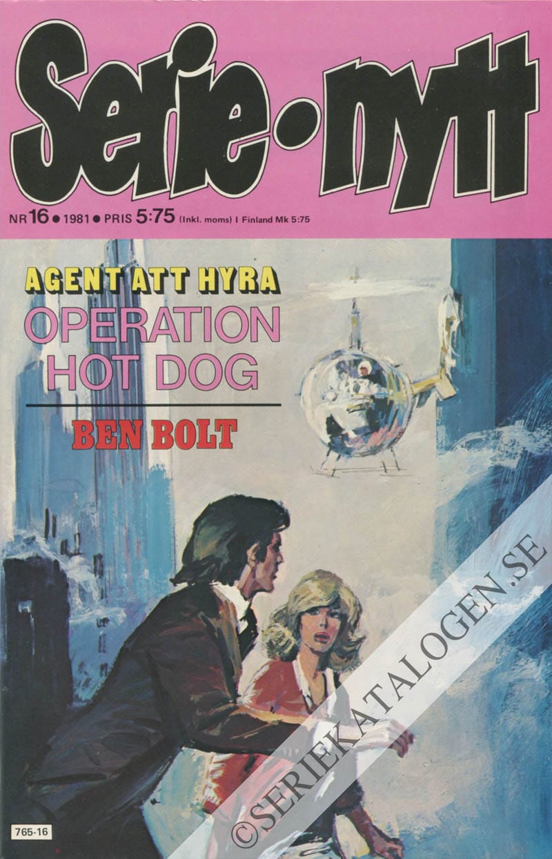 Framsida på Serie-Nytt #16 (1981)