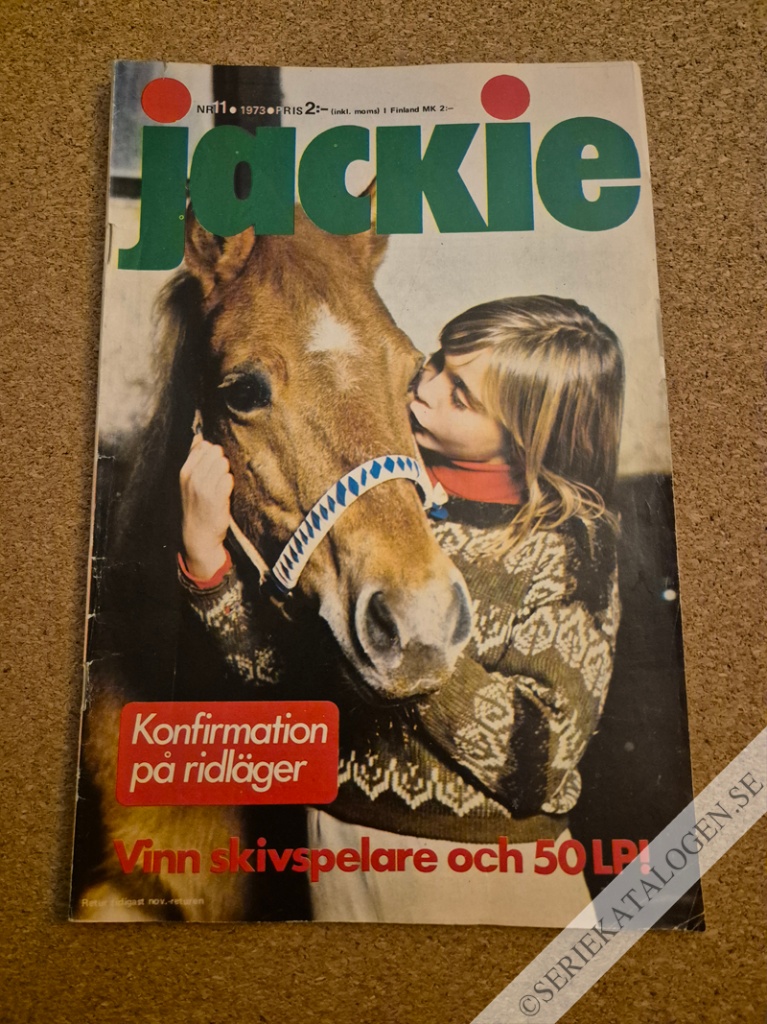 Framsida på Jackie #11 (1973)