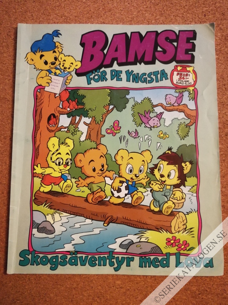 Framsida på Bamse för de yngsta Skogsäventyr med Lova (2017)
