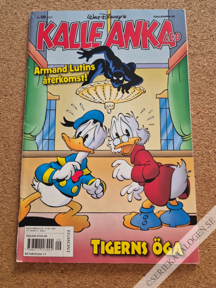 Framsida på Kalle Anka & C:o #9 (2021)