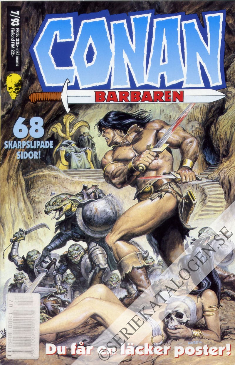 Framsida på Conan barbaren #7 (1993)