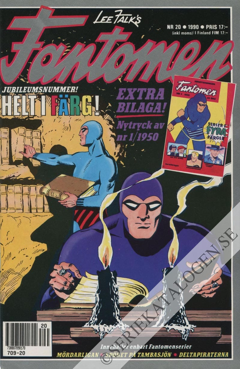 Framsida på Fantomen #20 (1990)
