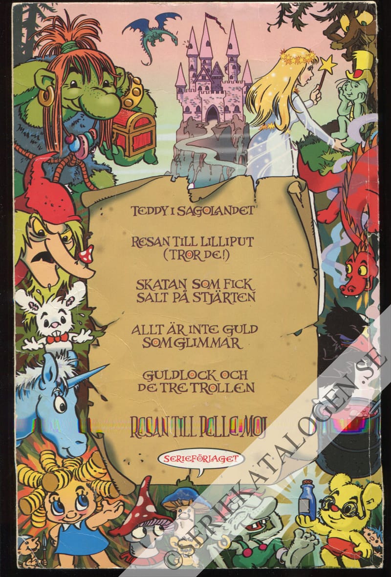 Baksida på Bamse i Sagolandet (1997)