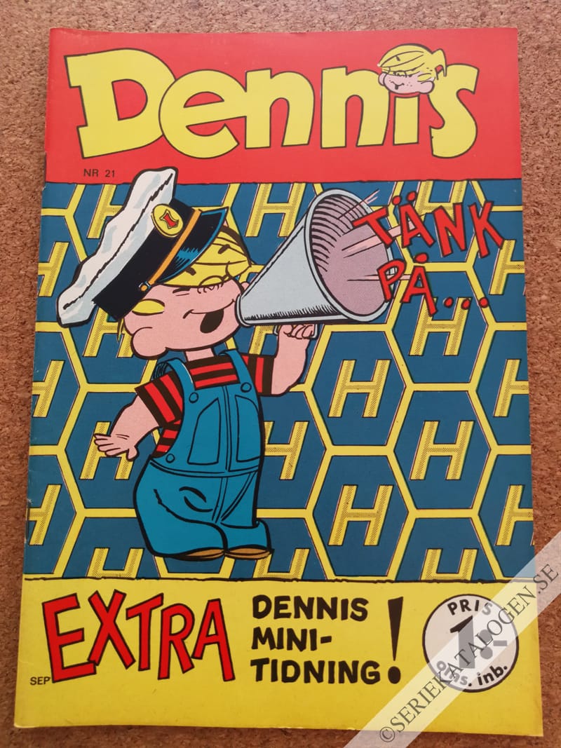 Framsida på Dennis #21 (1967)