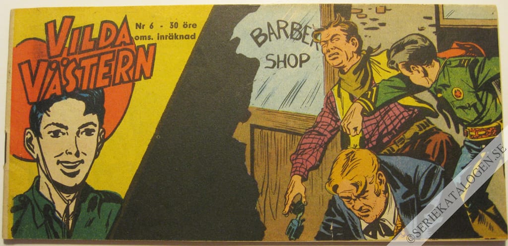 Framsida på Vilda Västern #6 (1961)