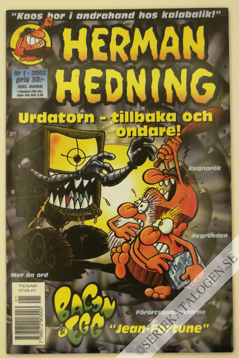 Framsida på Herman Hedning #1 (2002)