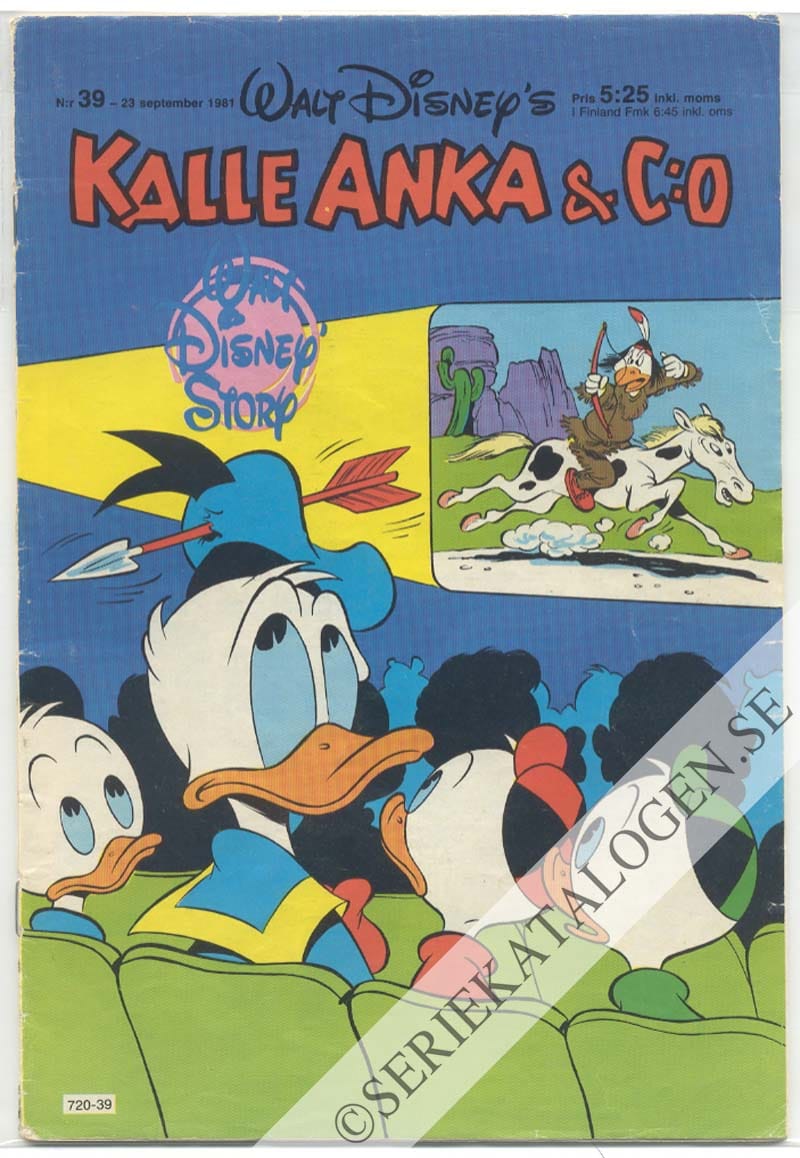 Framsida på Kalle Anka & C:o #39 (1981)