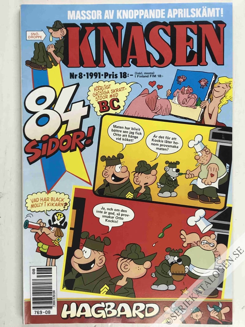 Framsida på Knasen #8 (1991)