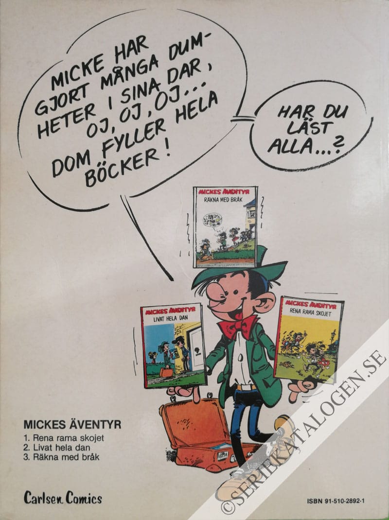 Baksida på Räkna med bråk (1982)