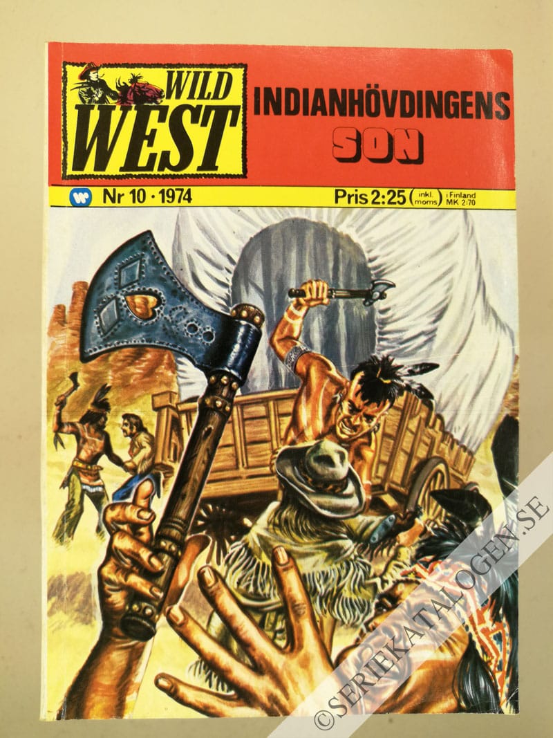 Framsida på Indianhövdingens son (1974)