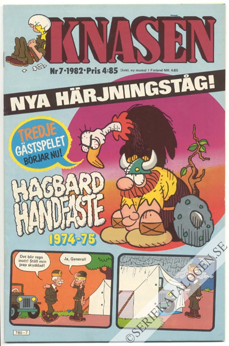 Framsida på Knasen #7 (1982)