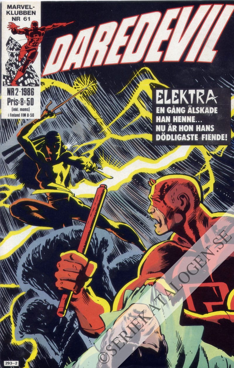 Framsida på Daredevil #2 (1986)