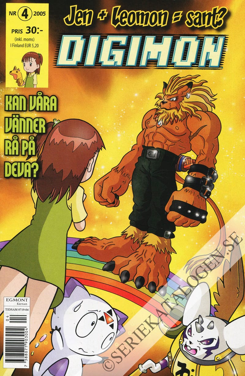 Framsida på Digimon - digital monsters #4 (2005)
