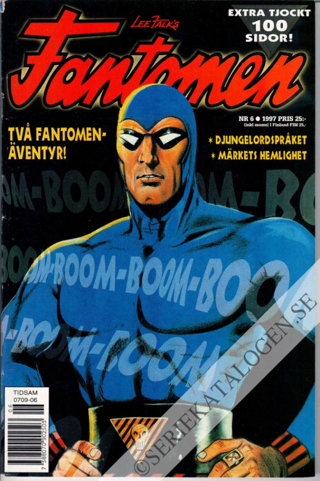 Framsida på Fantomen #6 (1997)