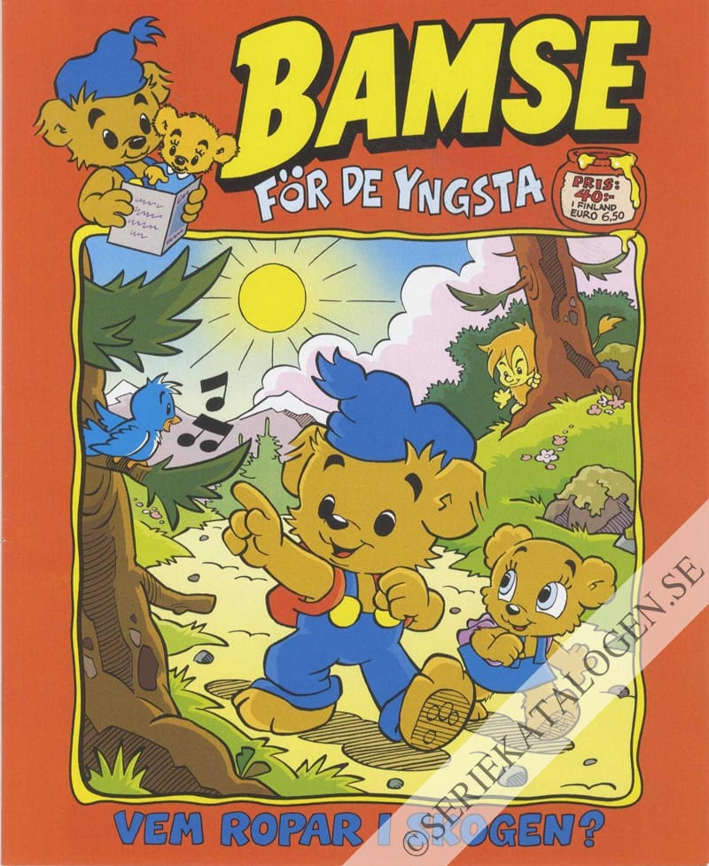 Framsida på Bamse för de yngsta #7 - Vem ropar i skogen? (2022)