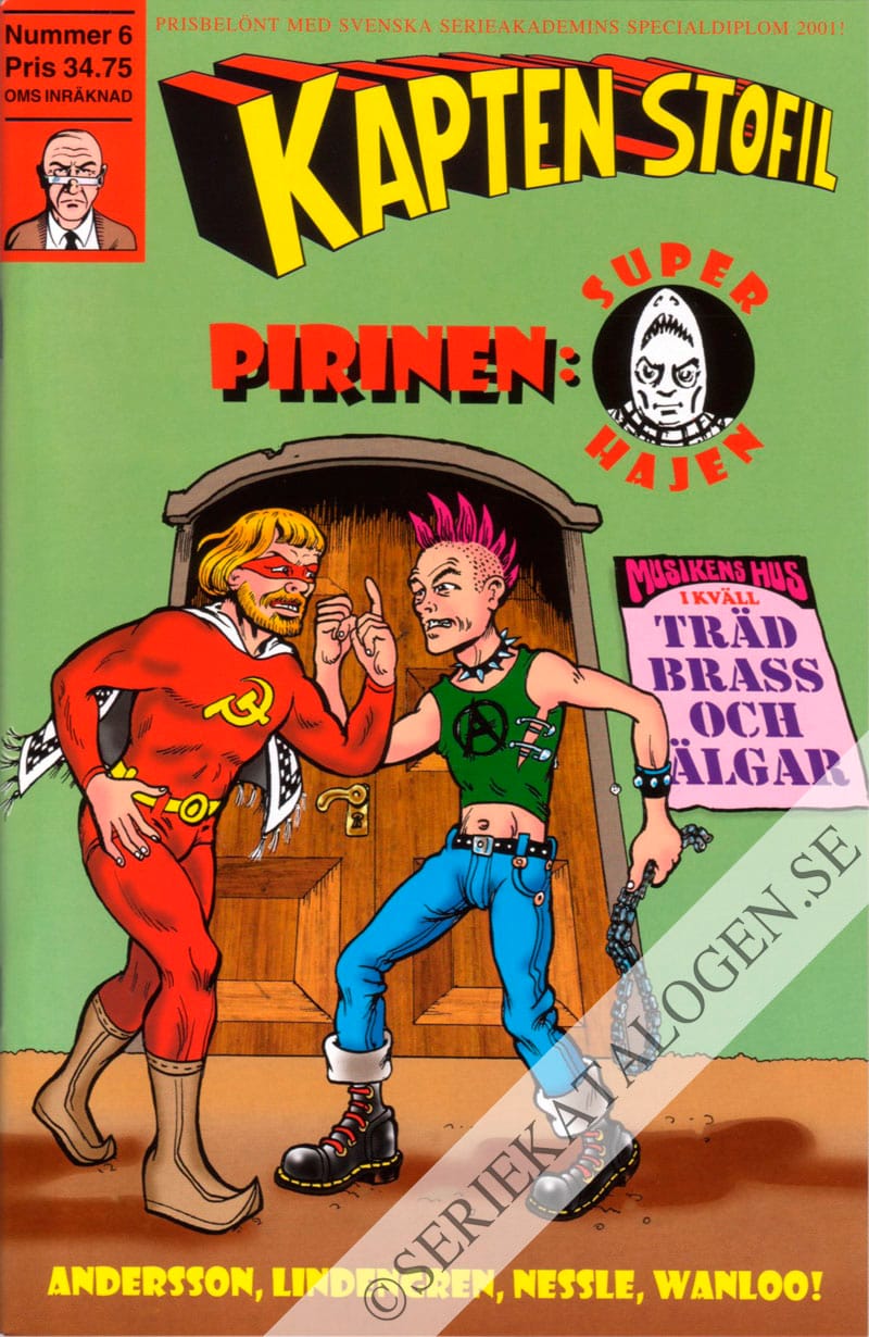 Framsida på Kapten Stofil #6 (2002)