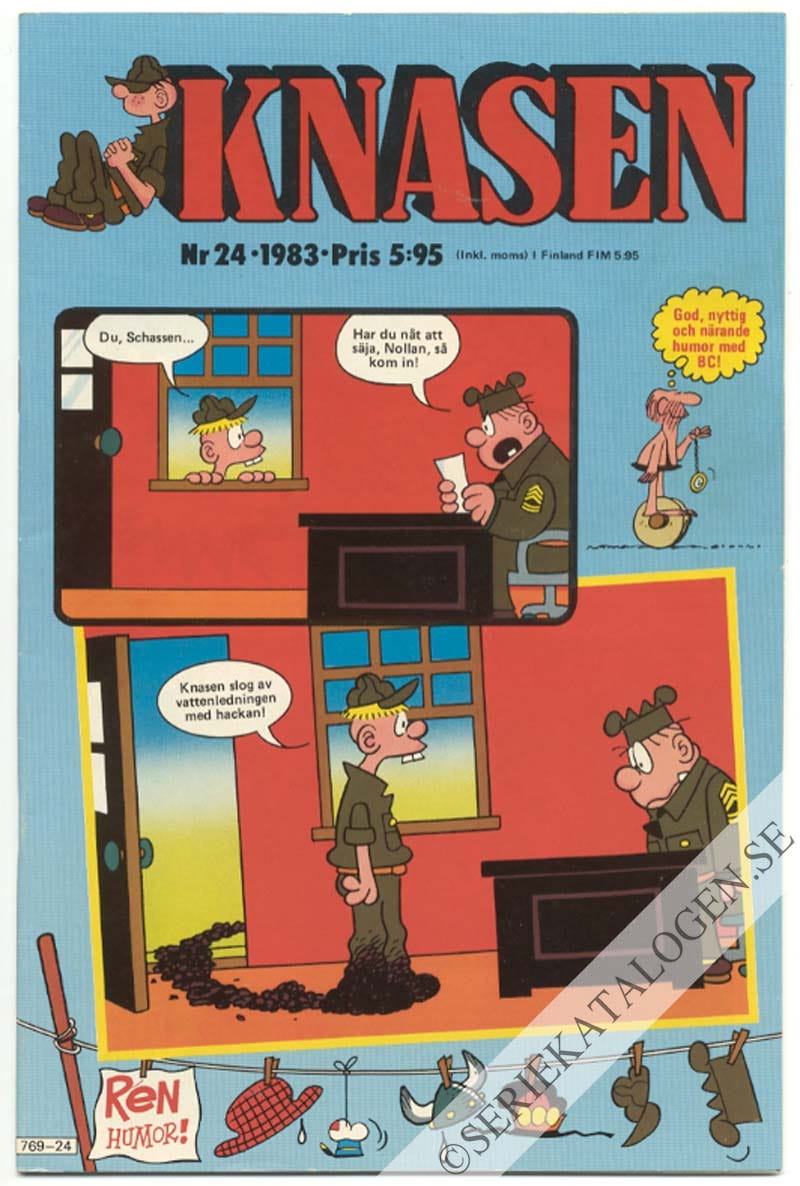 Framsida på Knasen #24 (1983)