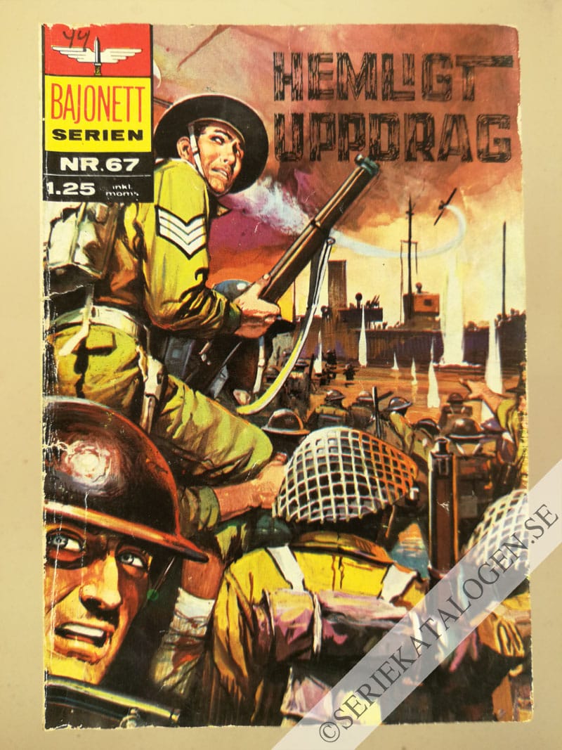 Framsida på Bajonettserien Hemligt uppdrag (1970)