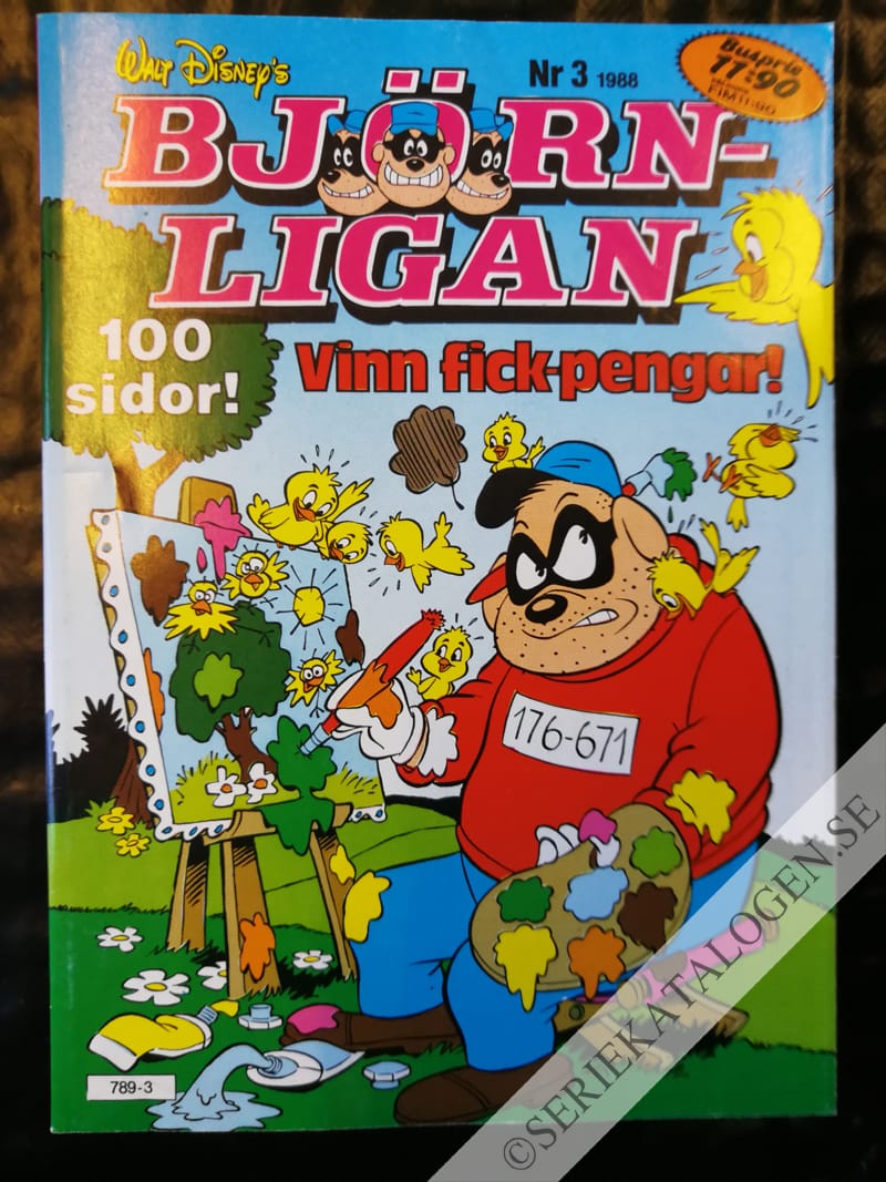 Framsida på Björnligan #3 (1988)
