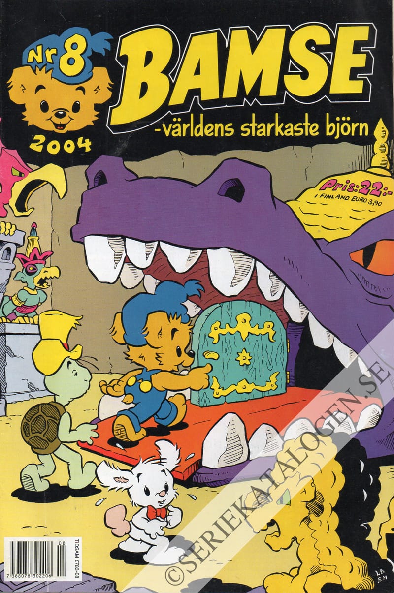 Framsida på Bamse #8 (2004)