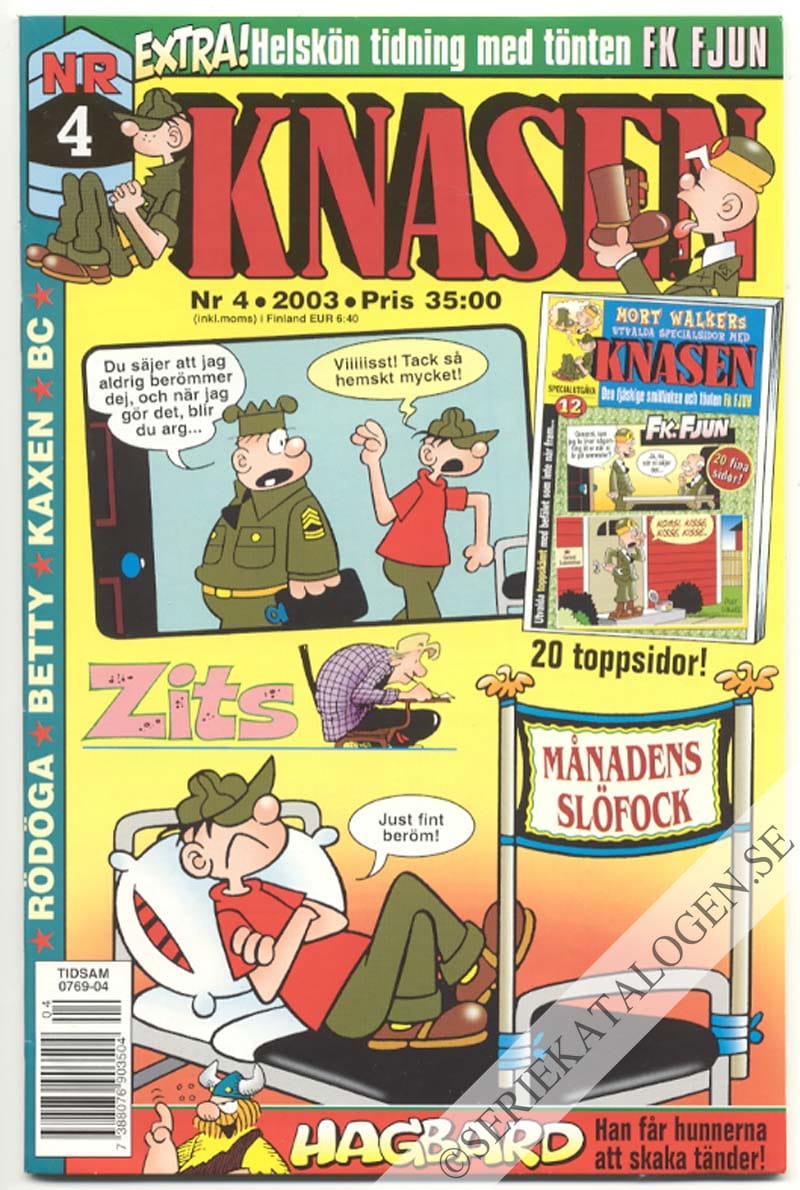 Framsida på Knasen #4 (2003)