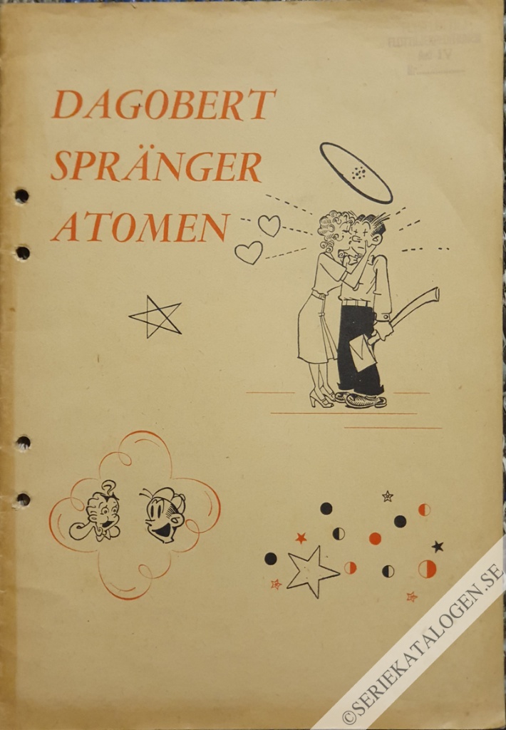 Framsida på Dagobert spränger atomen # (1952)