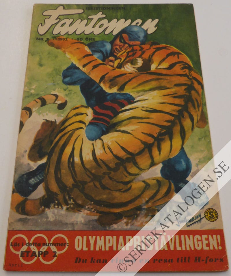 Framsida på Fantomen #7 (1952)