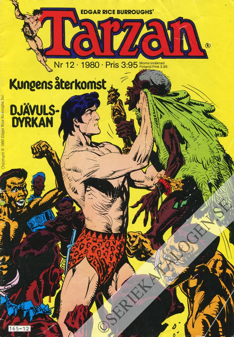 Framsida på Tarzan #12 (1980)