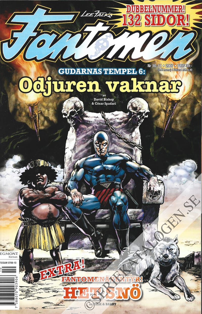Framsida på Fantomen #10-11 (2007)