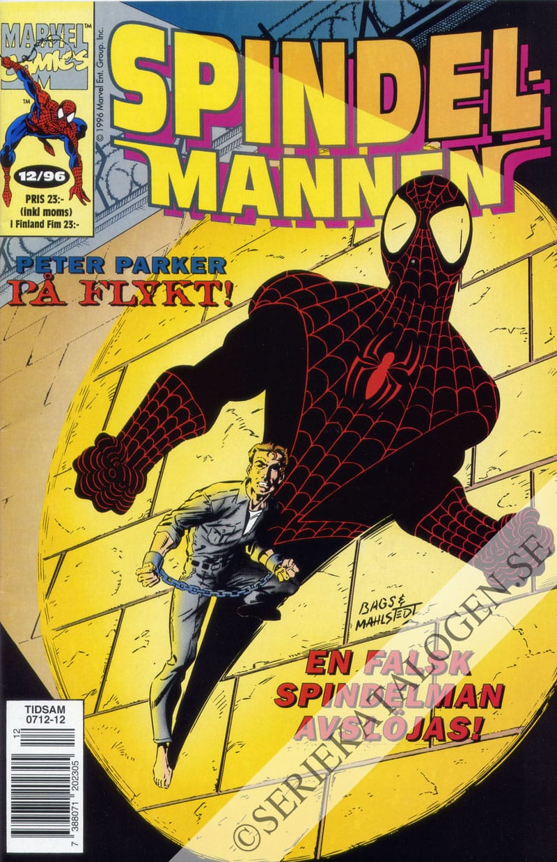 Framsida på Spindelmannen #12 (1996)