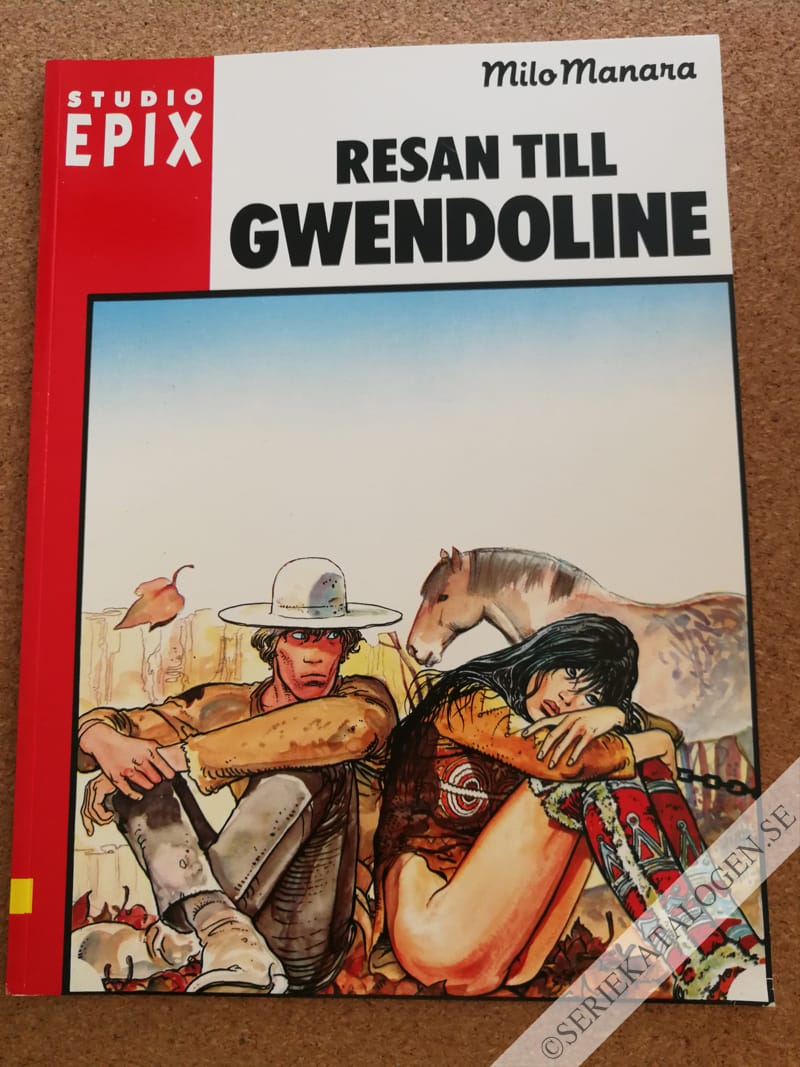 Framsida på Studio Epix Resan till Gwendoline (1987)