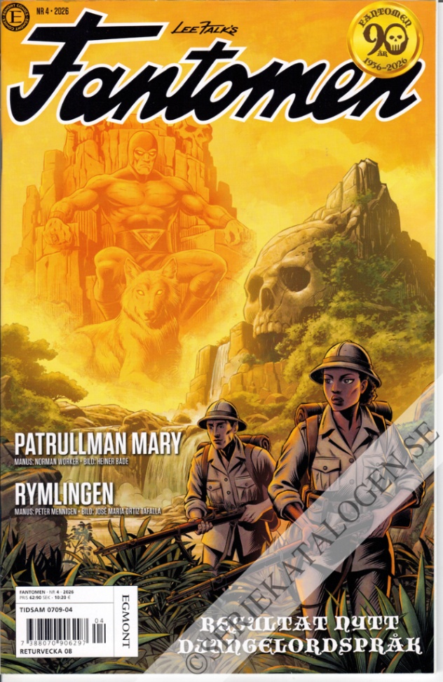 Framsida på Fantomen #4 (2026)