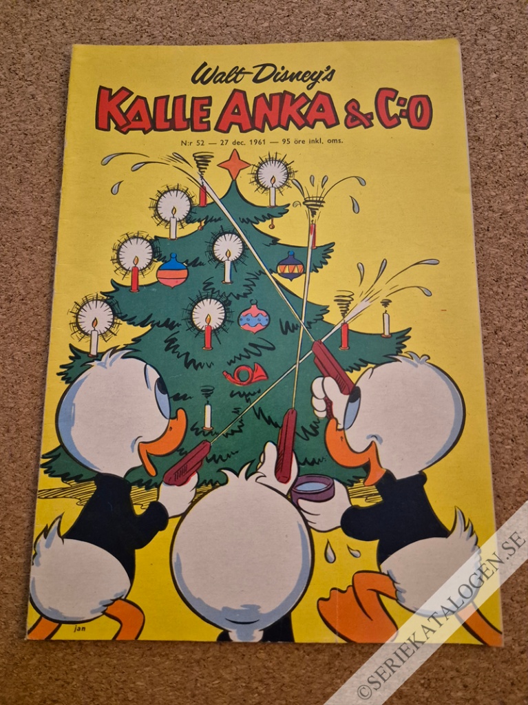 Framsida på Kalle Anka & C:o #52 (1961)