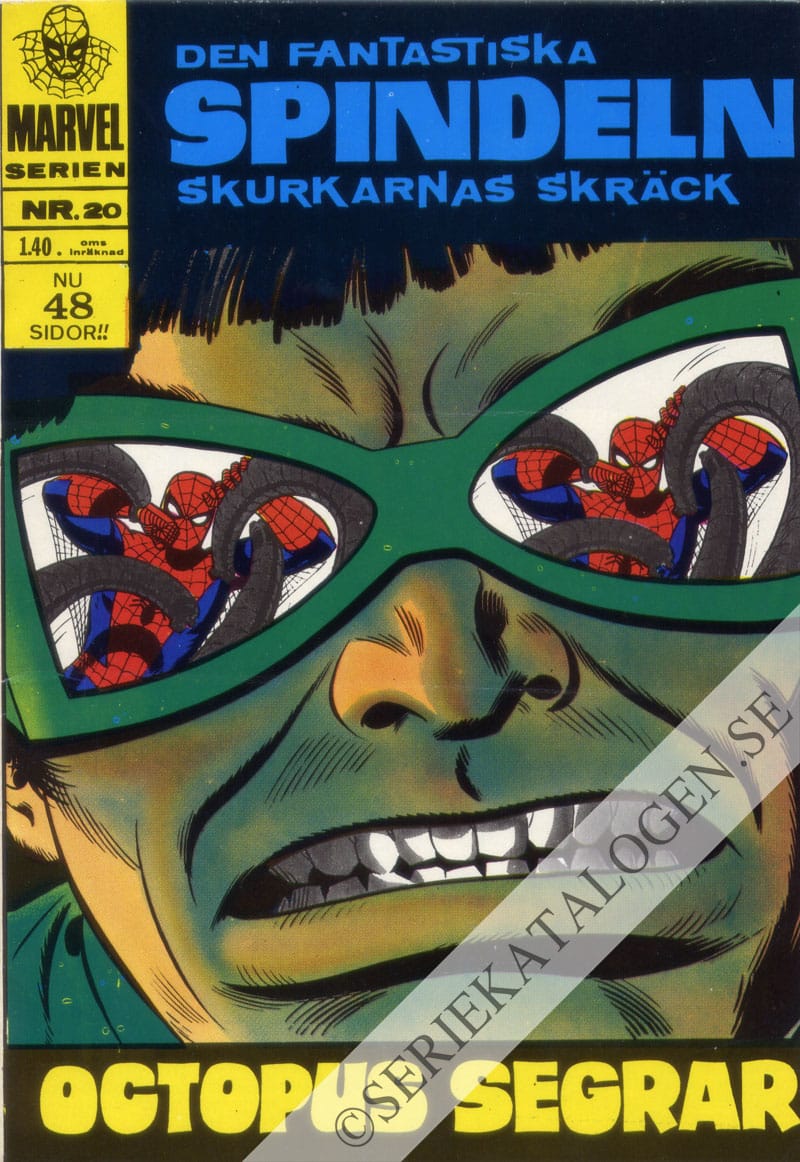 Framsida på Marvelserien Octopus segrar (1968)