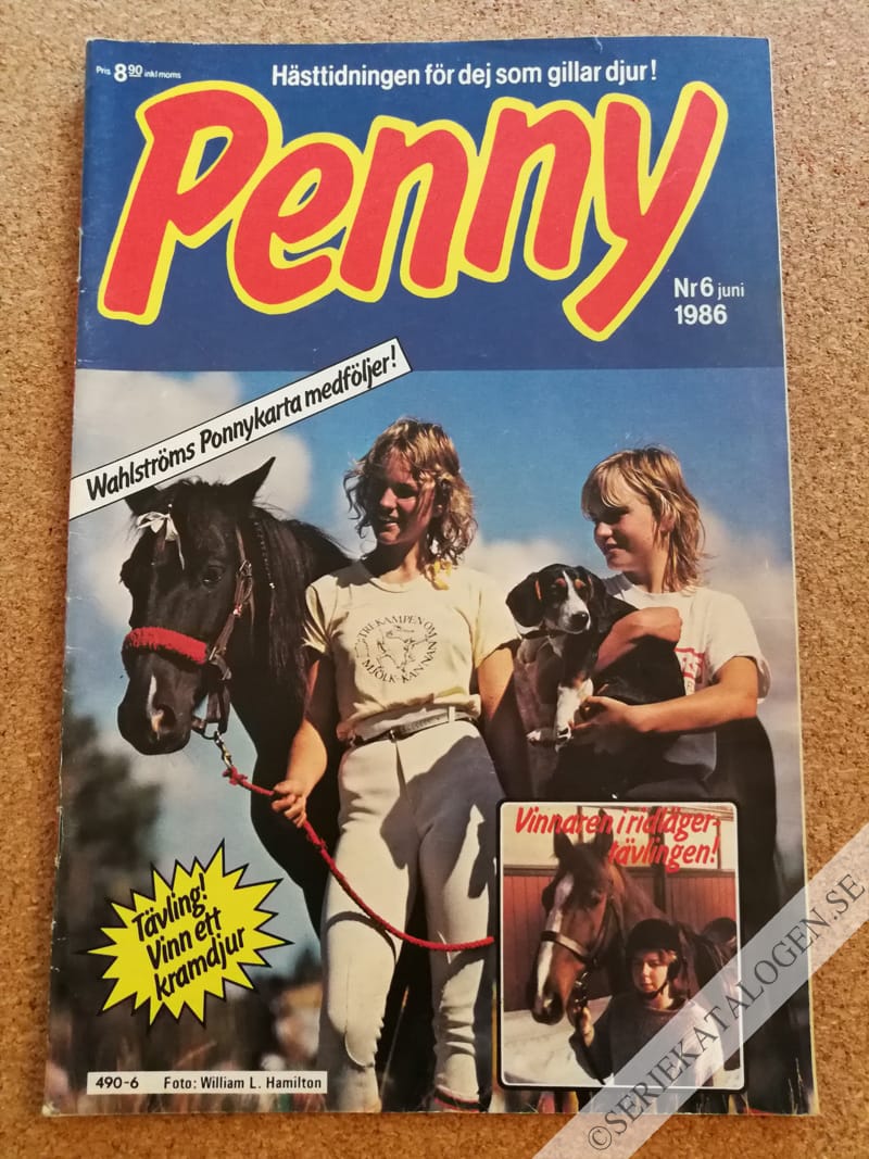 Framsida på Penny #6 (1986)