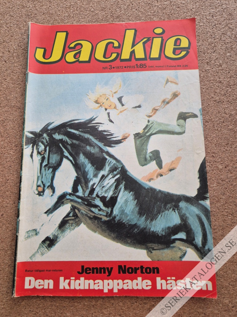 Framsida på Jackie #3 (1972)