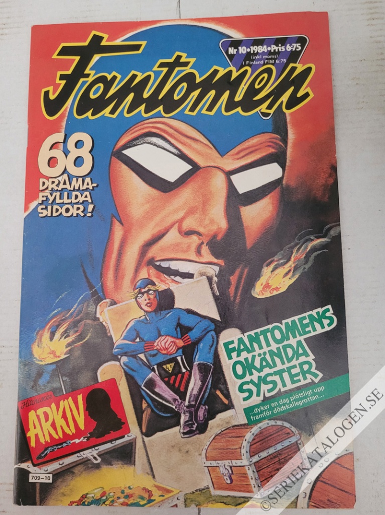 Framsida på Fantomen #10 (1984)