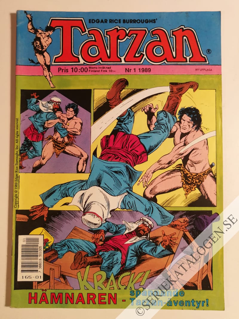 Framsida på Tarzan #1 (1989)