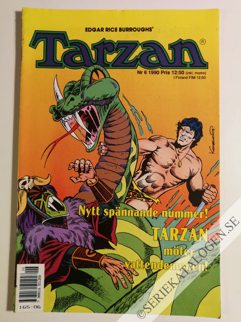 Framsida på Tarzan #6 (1990)