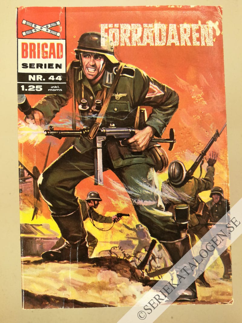 Framsida på Brigadserien Förrädaren (1970)