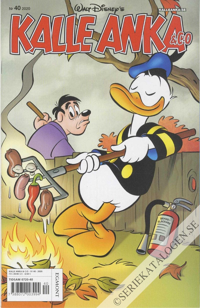 Framsida på Kalle Anka & C:o #40 (2020)