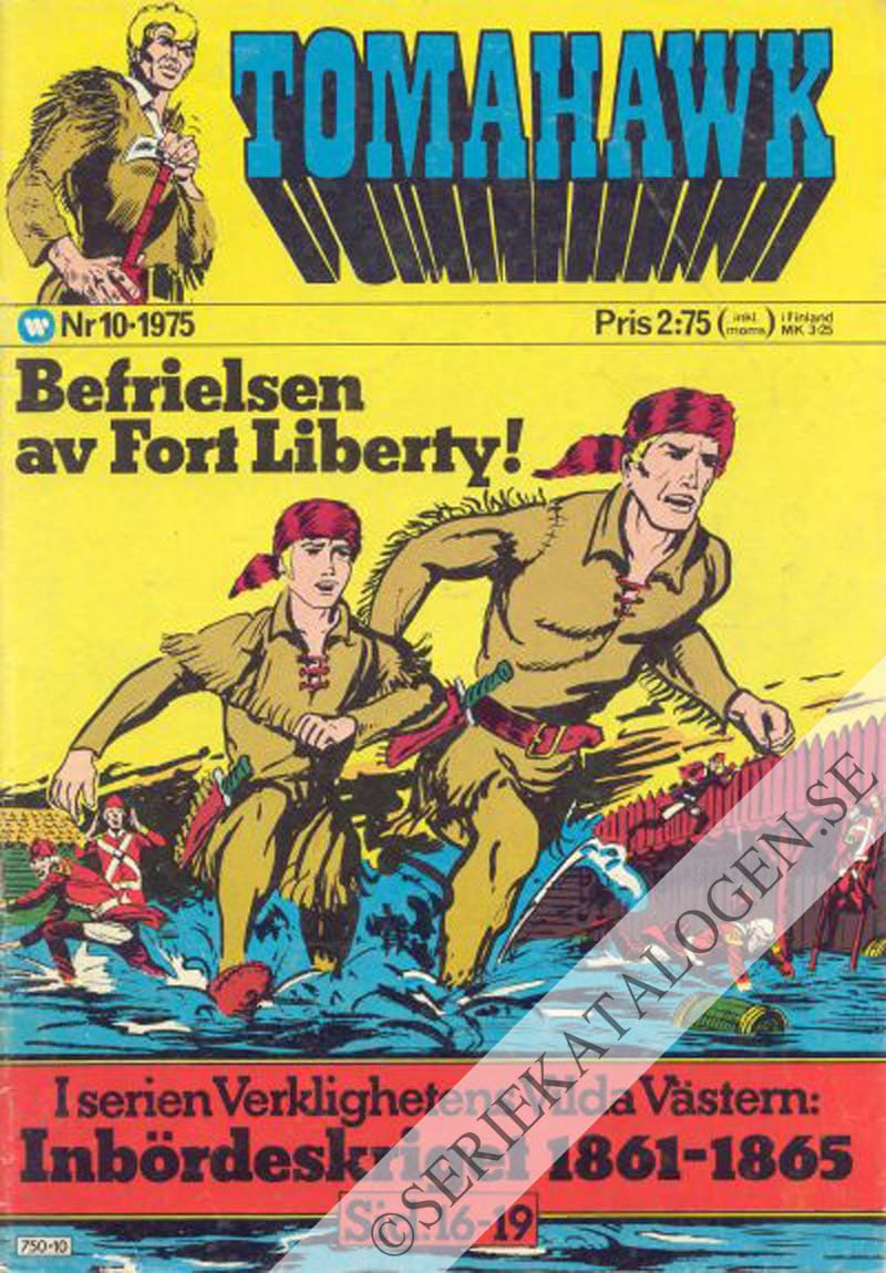 Framsida på Tomahawk #10 (1975)