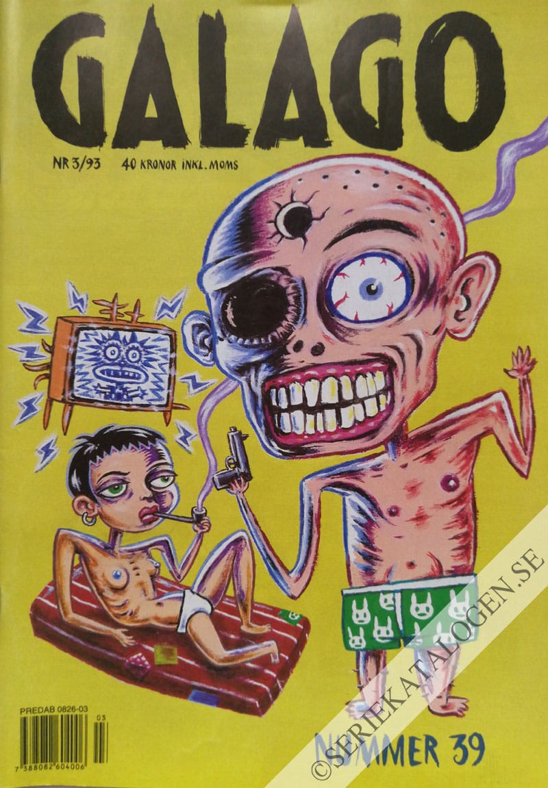 Framsida på Galago #3 (1993)