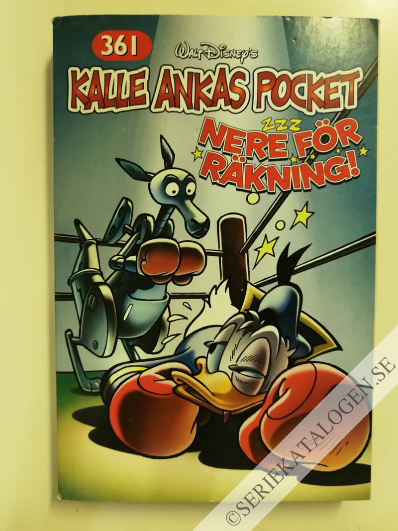 Framsida på Kalle Ankas pocket #361 - Nere för räkning! (2009)