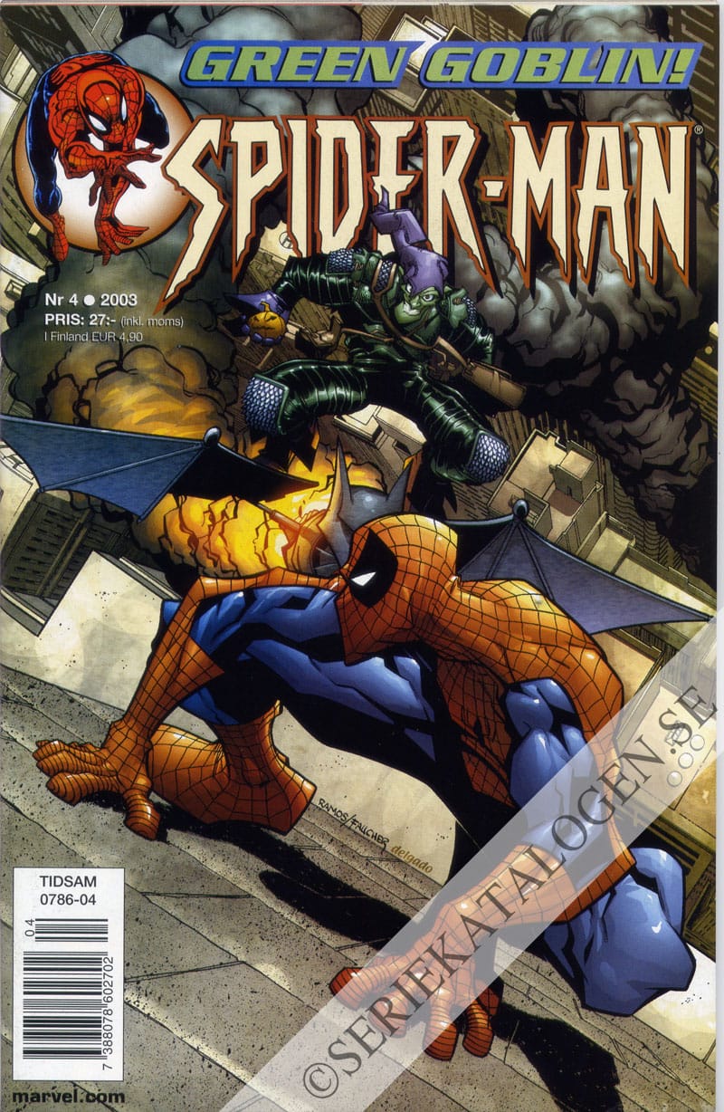 Framsida på Spider-Man #4 (2003)