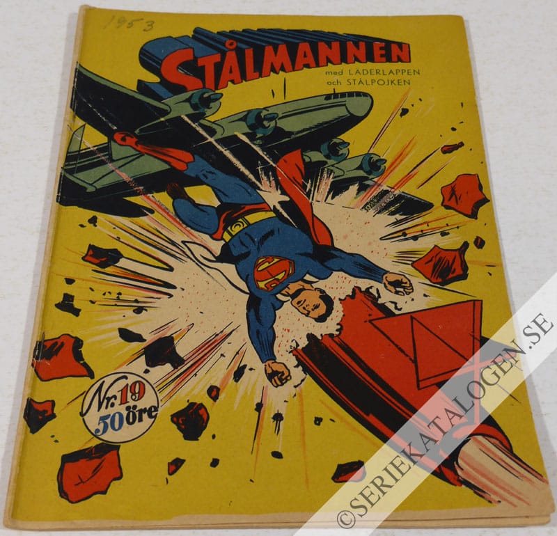 Framsida på Stålmannen #19 (1953)