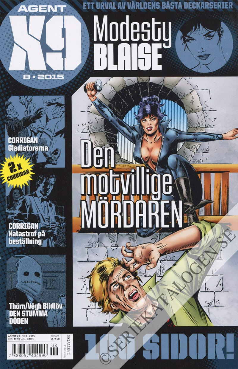 Framsida på Agent X9 #8 (2015)