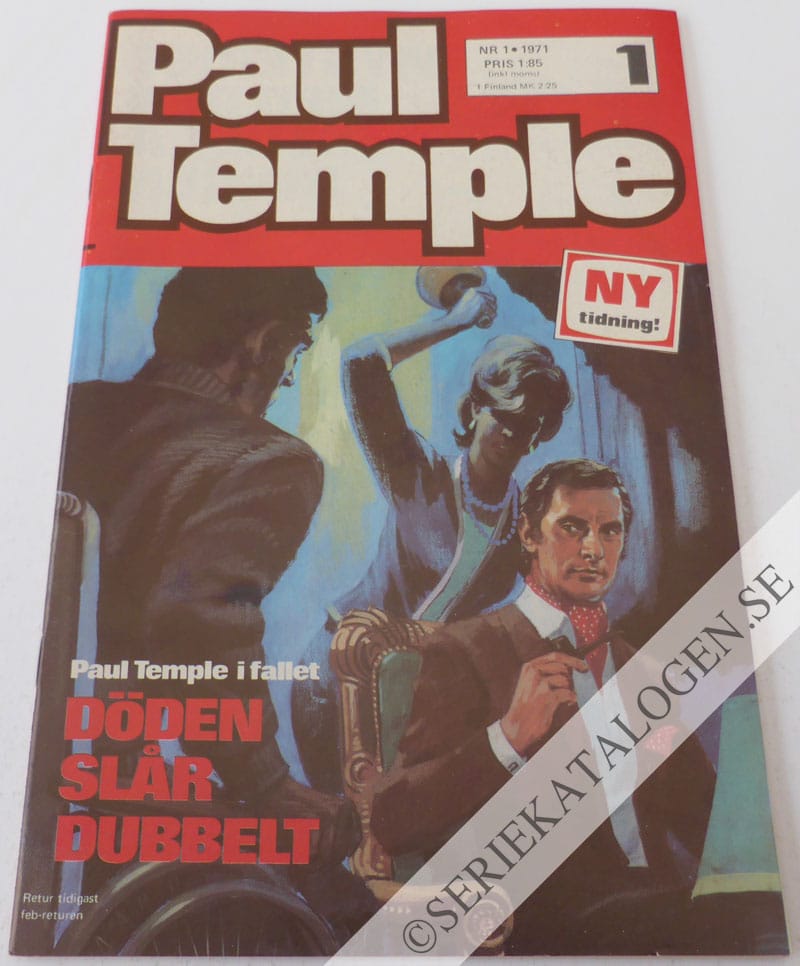 Framsida på Paul Temple #1 (1971)
