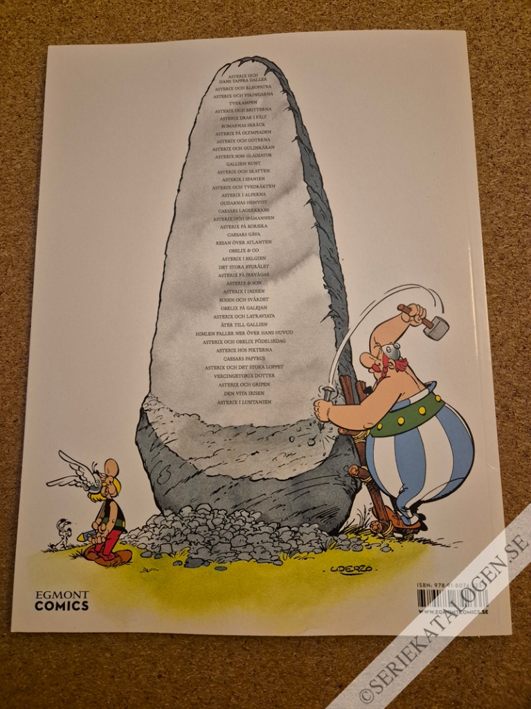Baksida på Asterix i Lusitanien (2025)