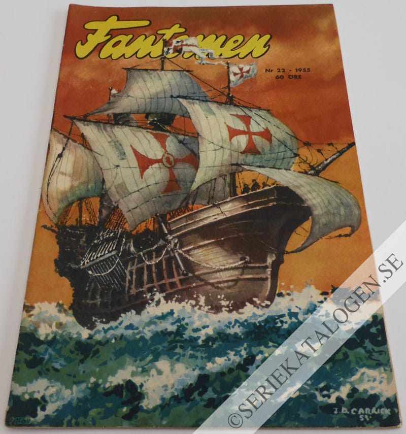 Framsida på Fantomen #22 (1955)